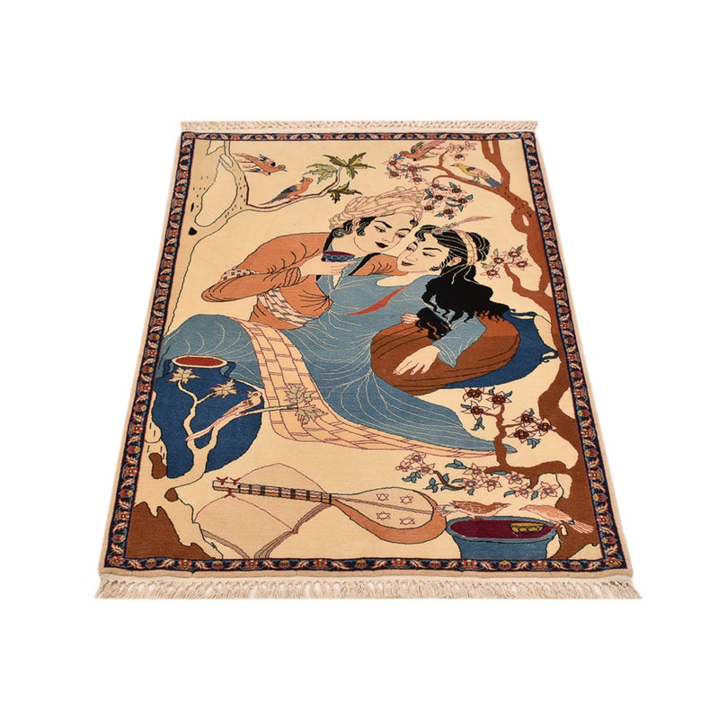 Alfombra Persa - Tabriz - Real - 122 x 76 cm - multicolor