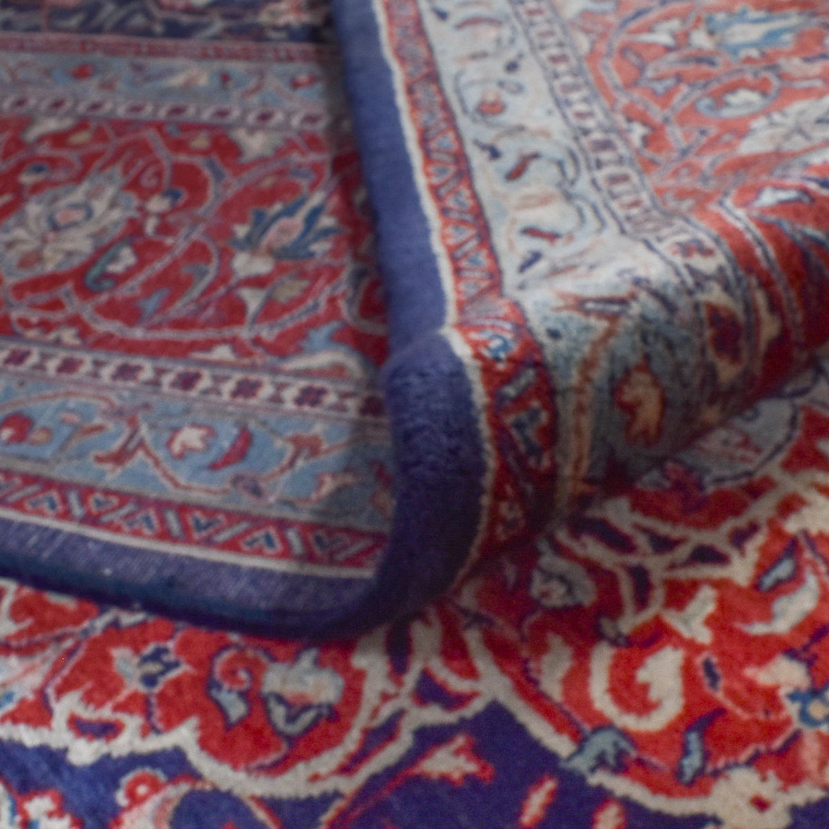 Alfombra persa - Clásica - 414 x 302 cm - azul oscuro