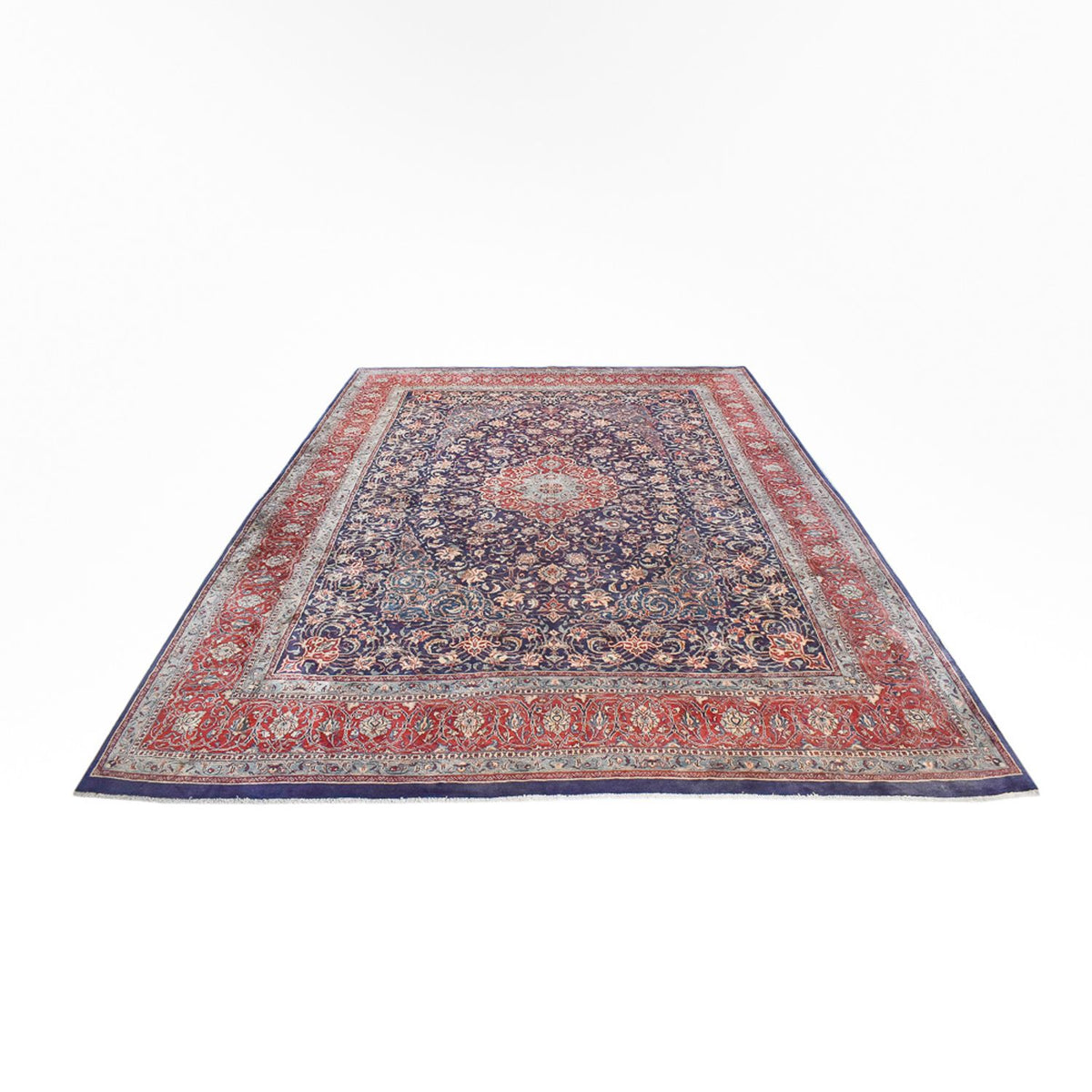 Alfombra persa - Clásica - 414 x 302 cm - azul oscuro