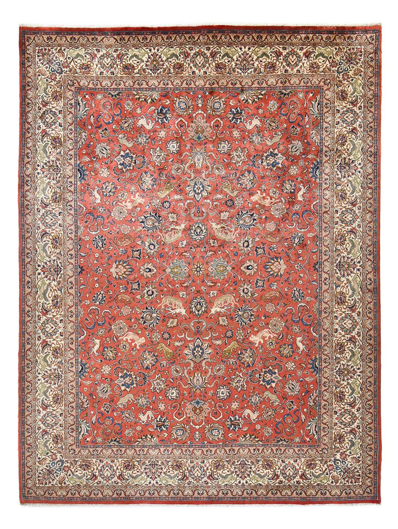 Alfombra persa - Clásica - Real - 408 x 305 cm - rojo