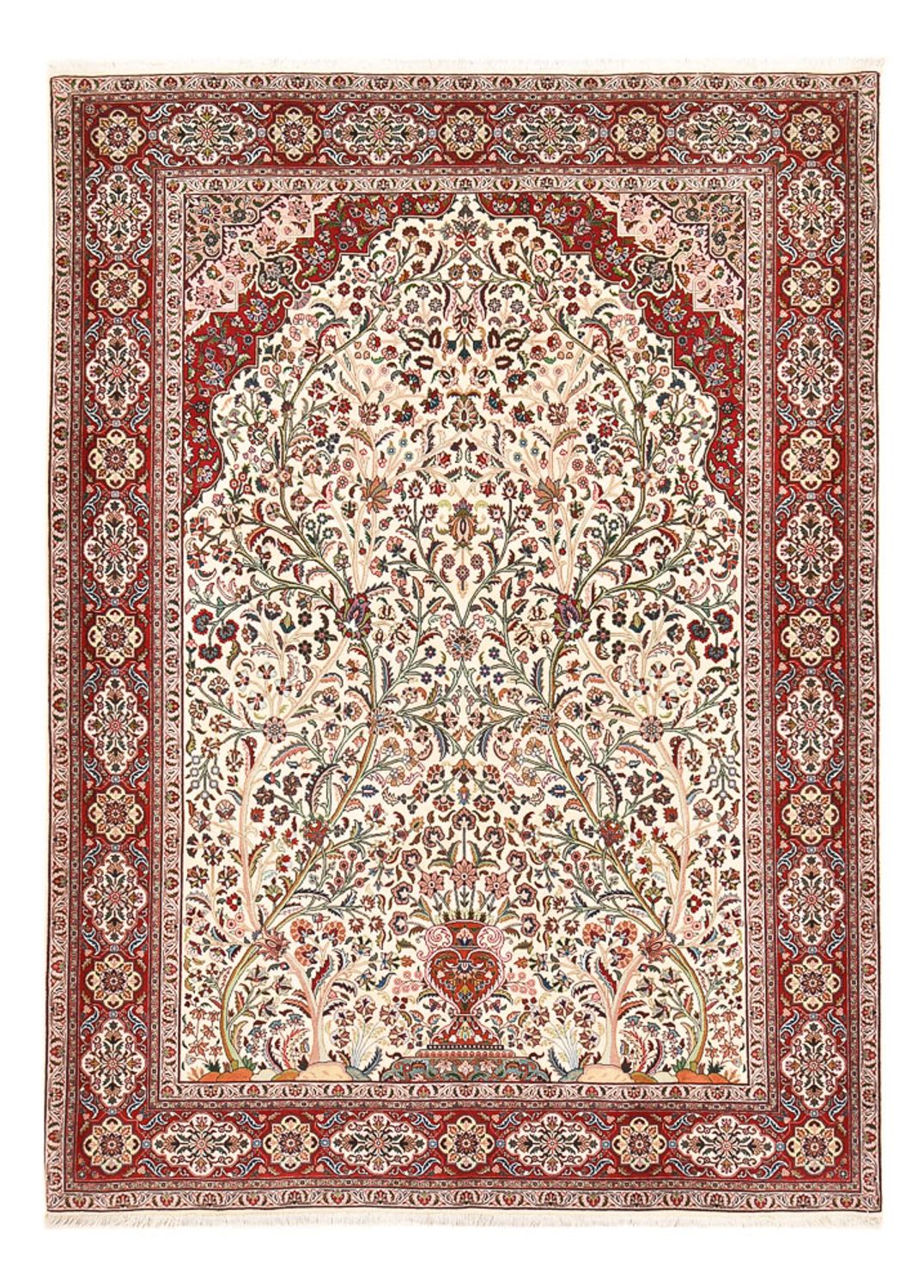 Alfombra Persa - Tabriz - Real - 250 x 178 cm - crema