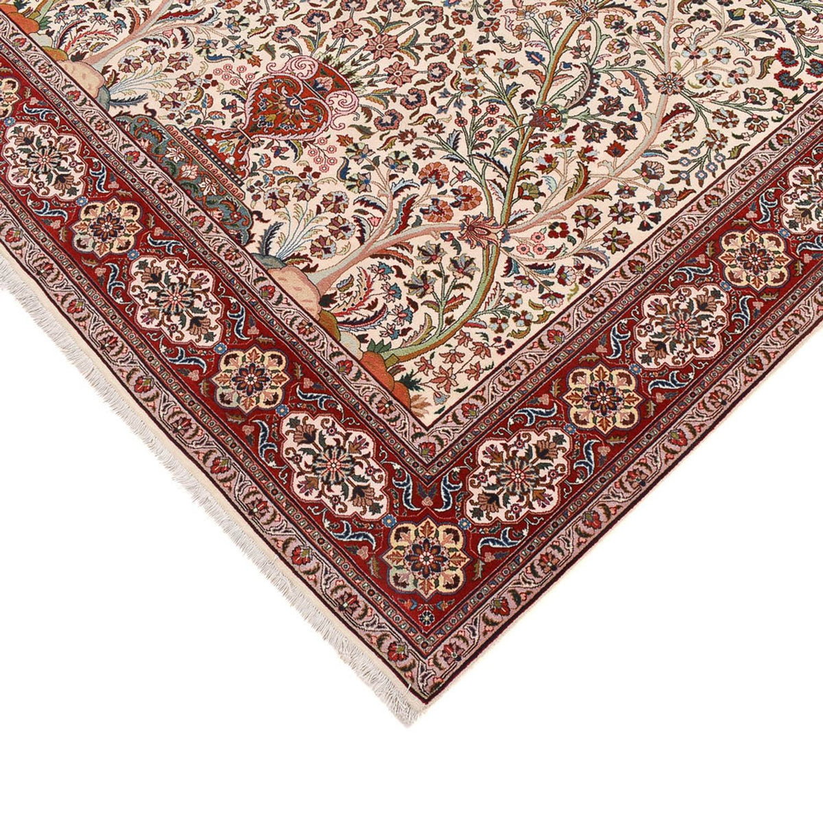 Alfombra Persa - Tabriz - Real - 250 x 178 cm - crema