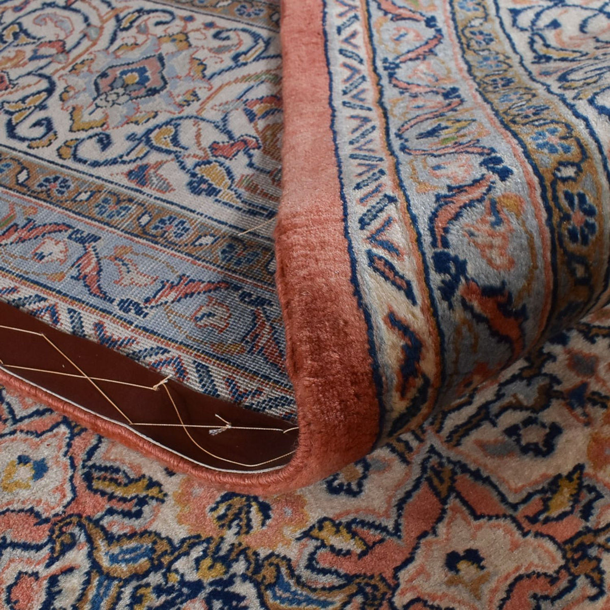 Alfombra persa - Clásica - Real - 411 x 293 cm - arena