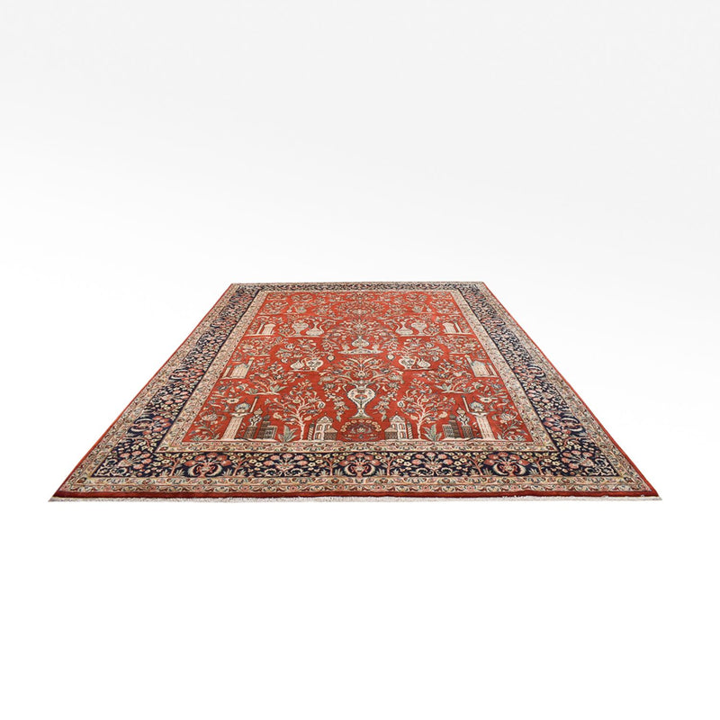 Alfombra persa - Real - Real - 399 x 303 cm - rojo