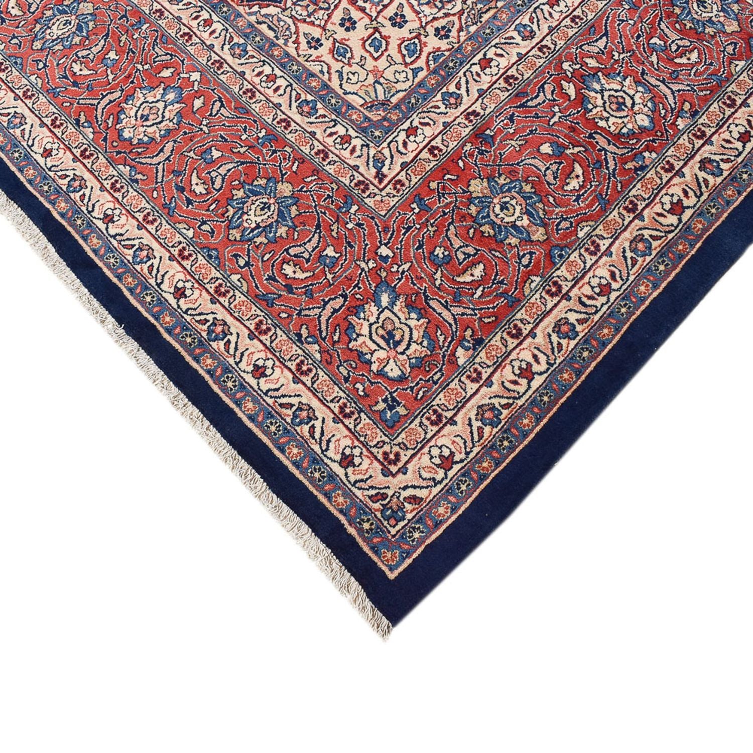 Alfombra persa - Clásica - 409 x 320 cm - azul oscuro