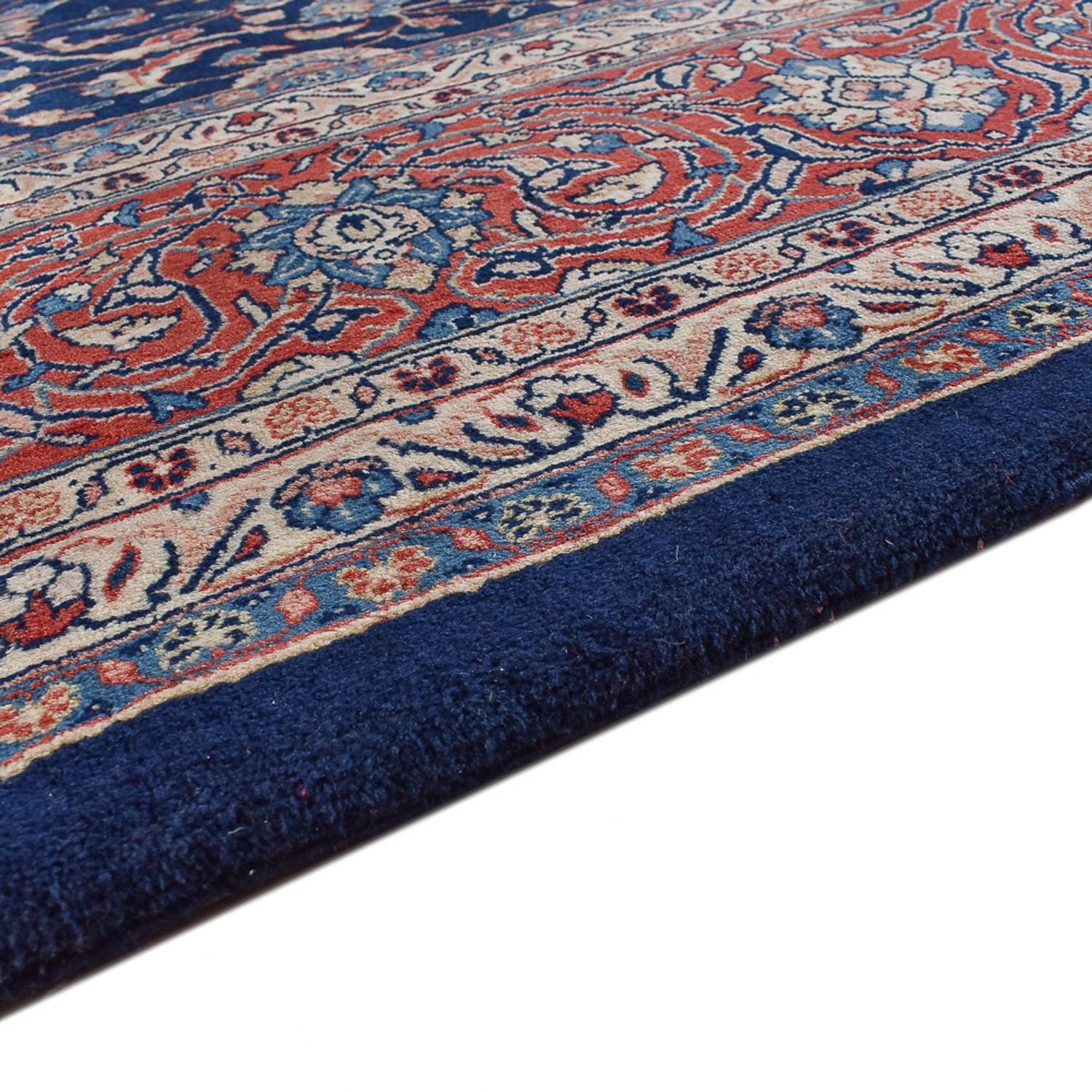 Alfombra persa - Clásica - 409 x 320 cm - azul oscuro