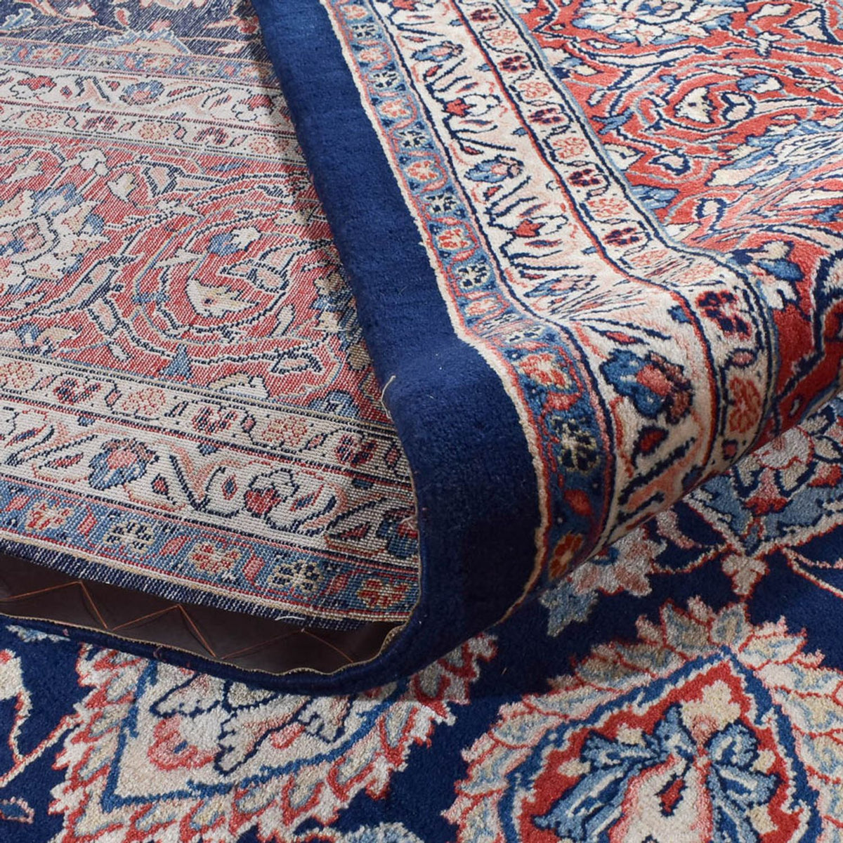 Alfombra persa - Clásica - 409 x 320 cm - azul oscuro