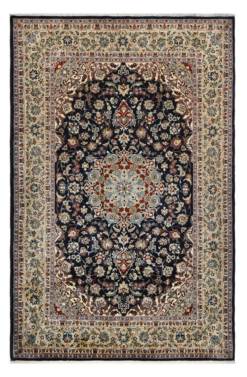 Alfombra persa - Real - Real - 295 x 192 cm - azul oscuro