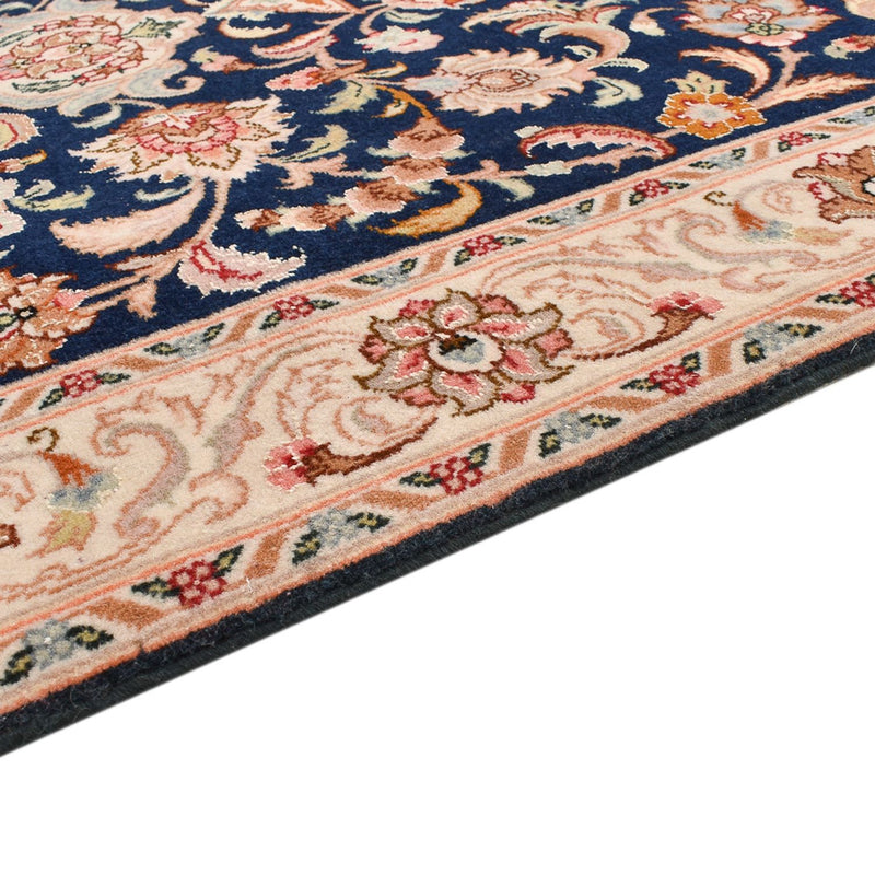 Alfombra de pasillo Alfombra Persa - Tabriz - Real - 310 x 82 cm - azul oscuro
