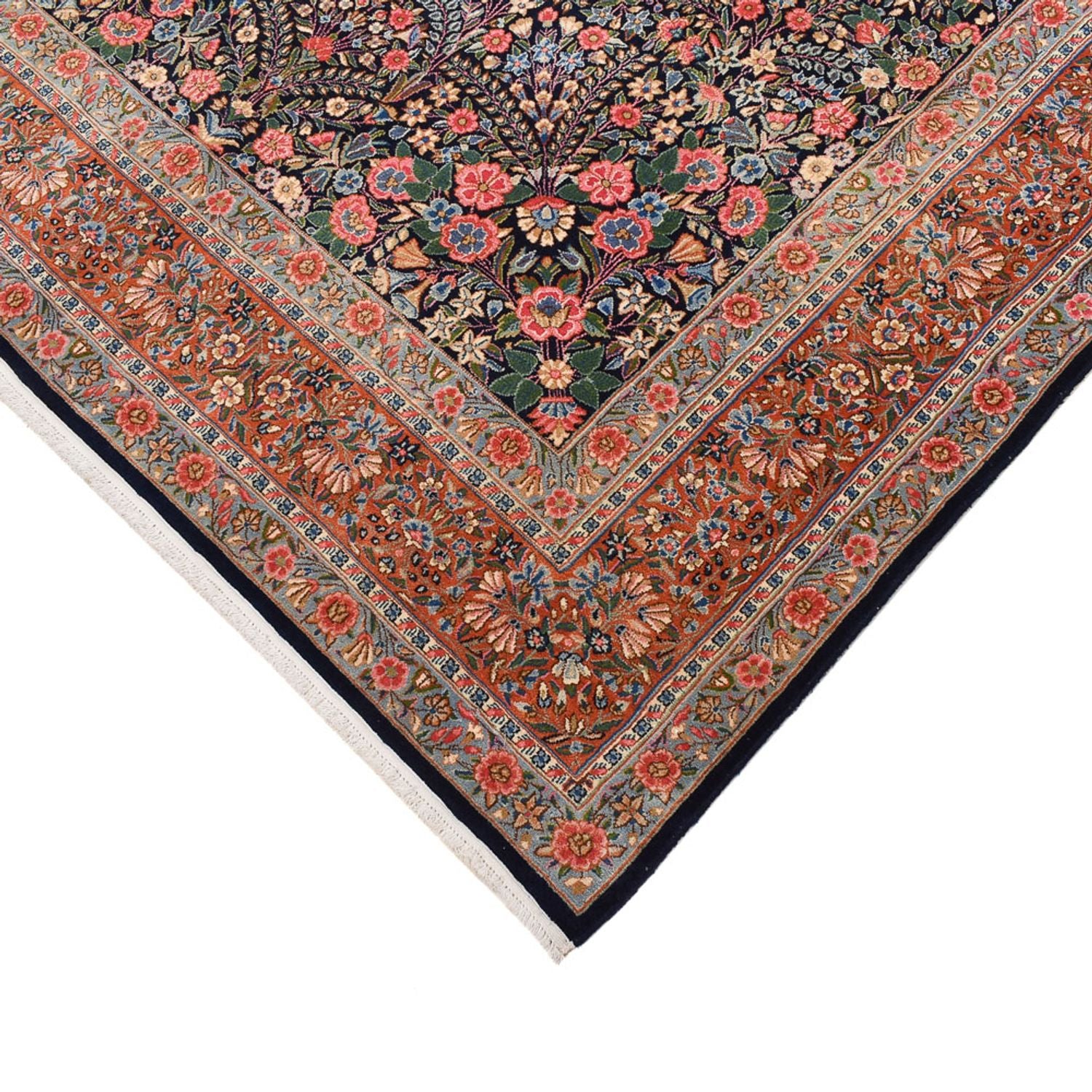 Alfombra persa - Real - 335 x 200 cm - azul oscuro