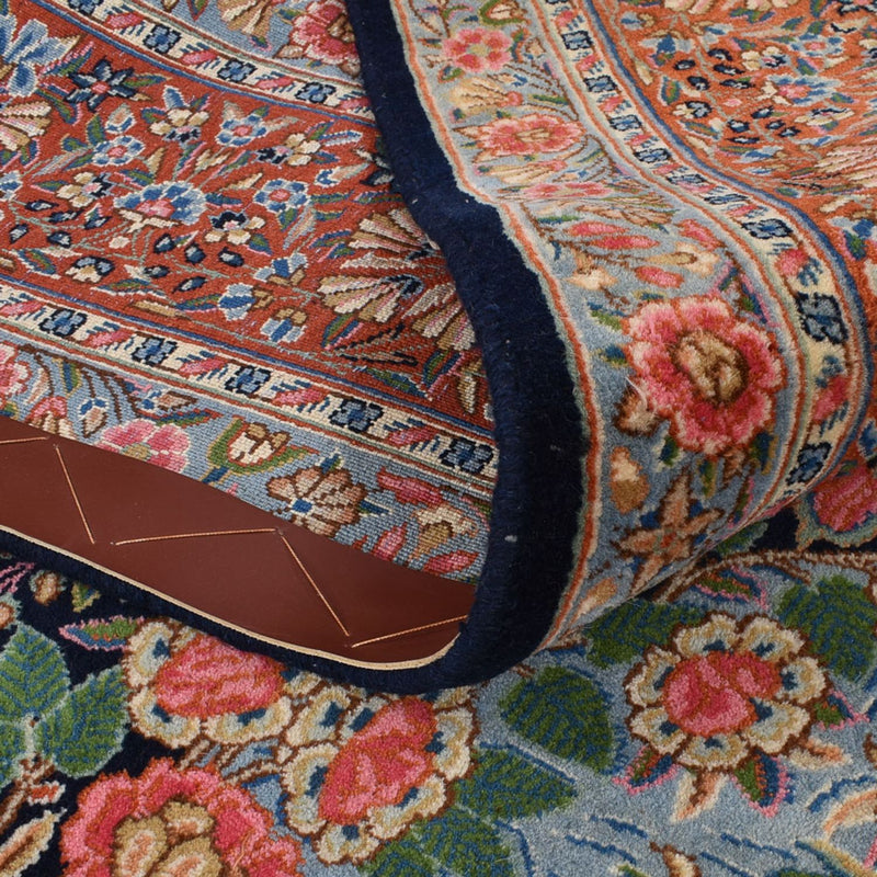 Alfombra persa - Real - 335 x 200 cm - azul oscuro