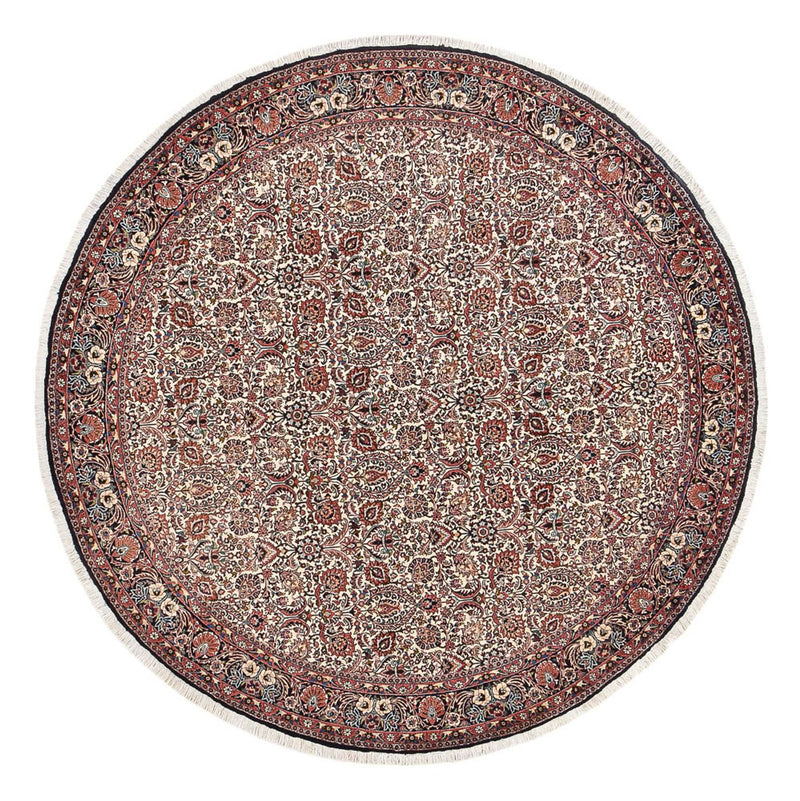 Alfombra persa - Bidjar redondo  - 250 x 250 cm - óxido