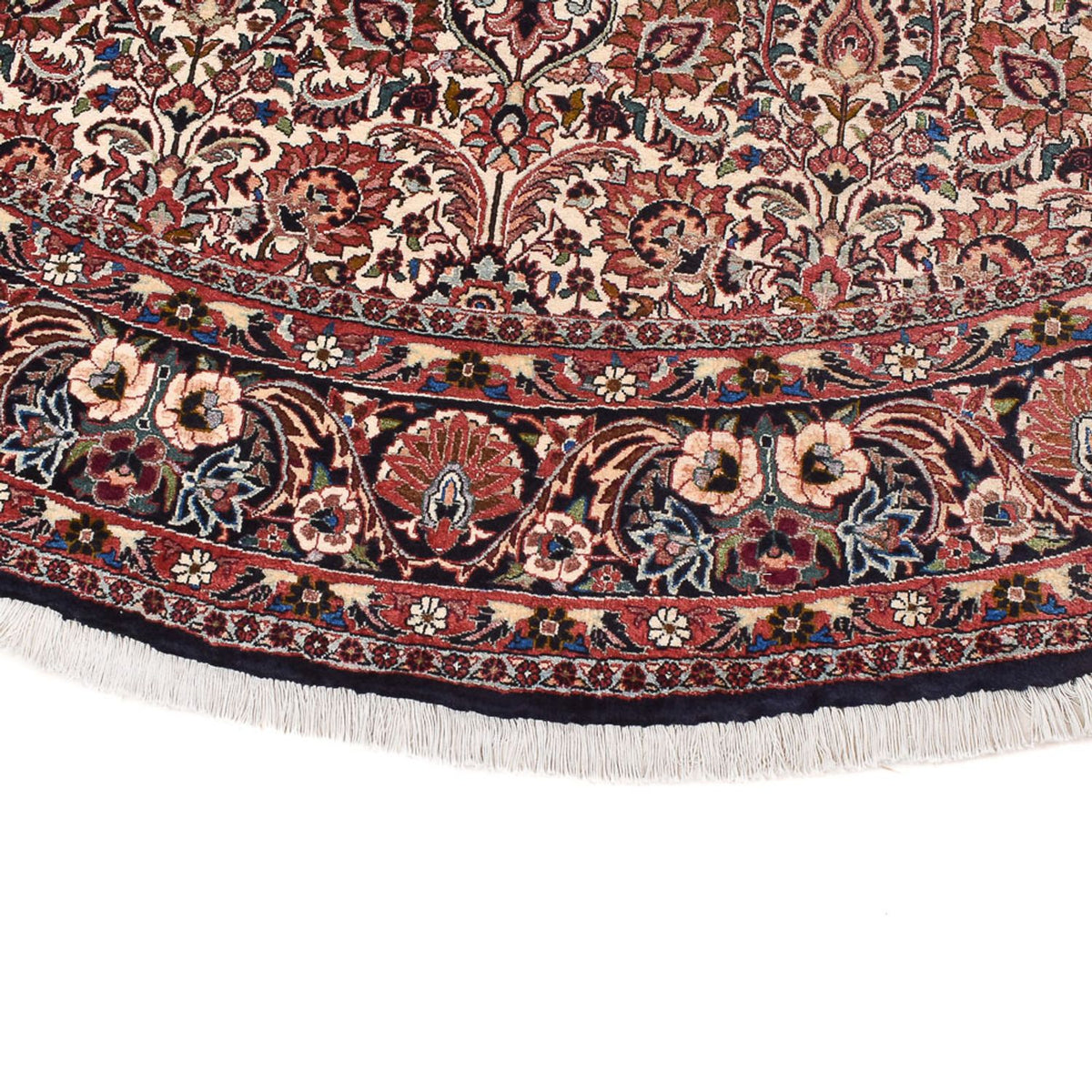 Alfombra persa - Bidjar redondo  - 250 x 250 cm - óxido