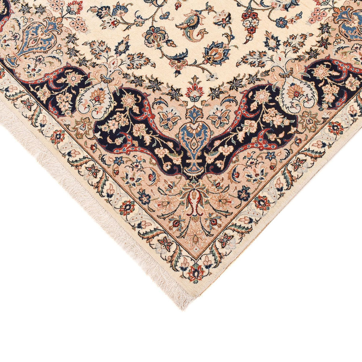 Alfombra Persa - Ghom - Royal - 229 x 138 cm - beige