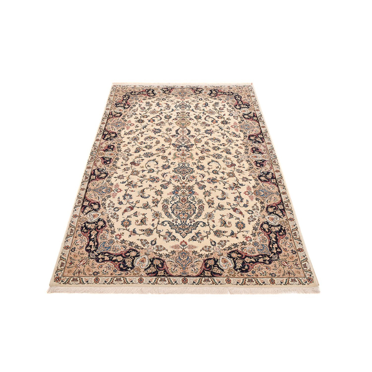 Alfombra Persa - Ghom - Royal - 229 x 138 cm - beige