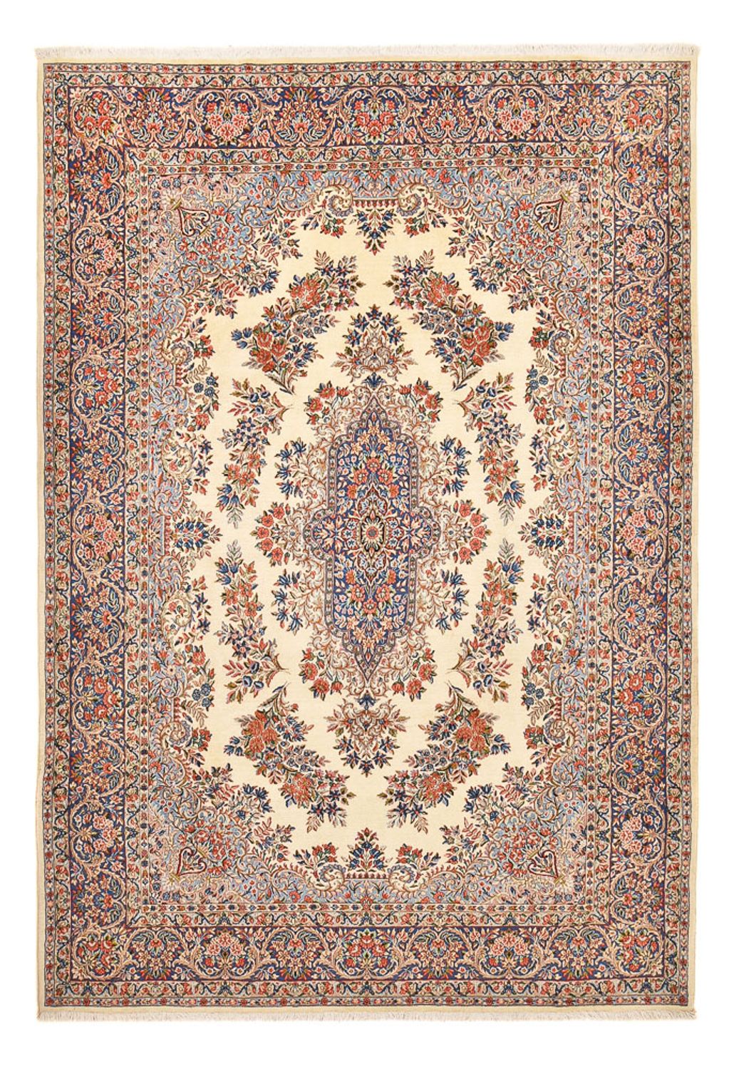 Alfombra persa - Real - 297 x 210 cm - beige claro