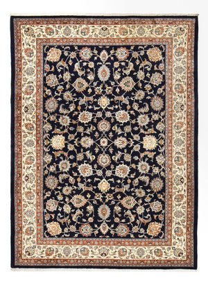 Alfombra persa - Clásica - Real - 340 x 245 cm - azul oscuro