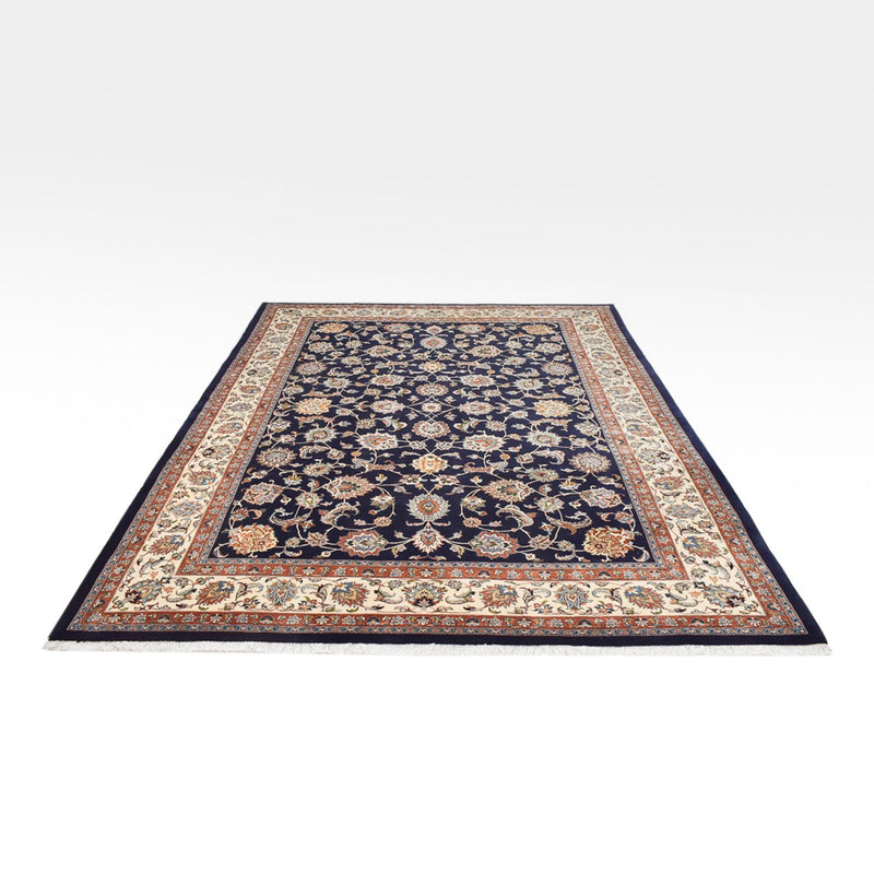 Alfombra persa - Clásica - Real - 340 x 245 cm - azul oscuro