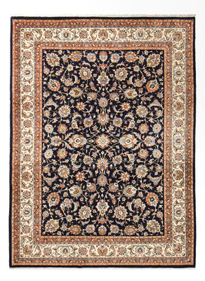 Alfombra persa - Clásica - Real - 334 x 245 cm - azul oscuro