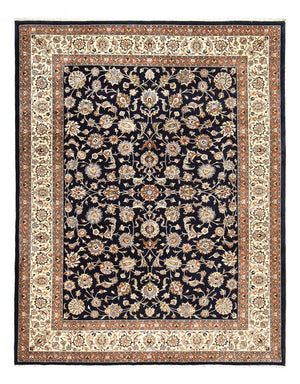 Alfombra persa - Clásica - 374 x 295 cm - azul oscuro
