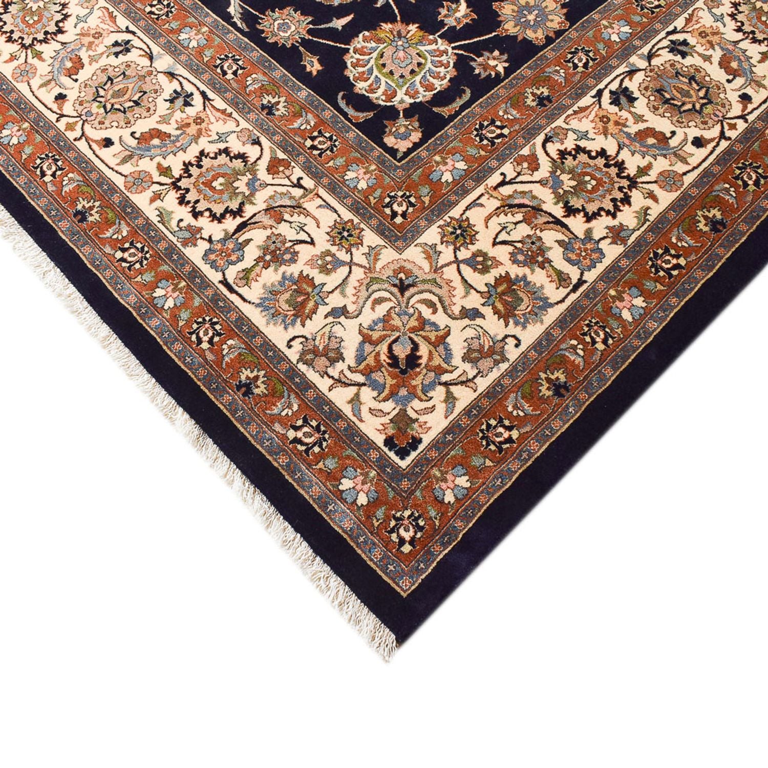 Alfombra persa - Clásica - 374 x 295 cm - azul oscuro