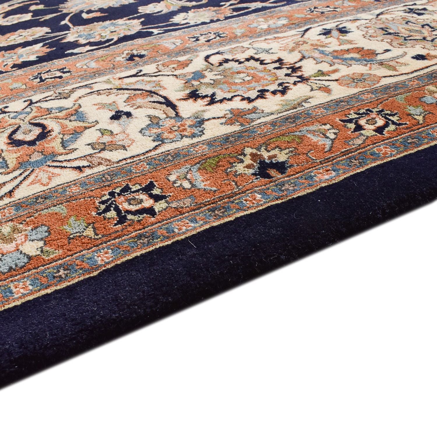 Alfombra persa - Clásica - 374 x 295 cm - azul oscuro