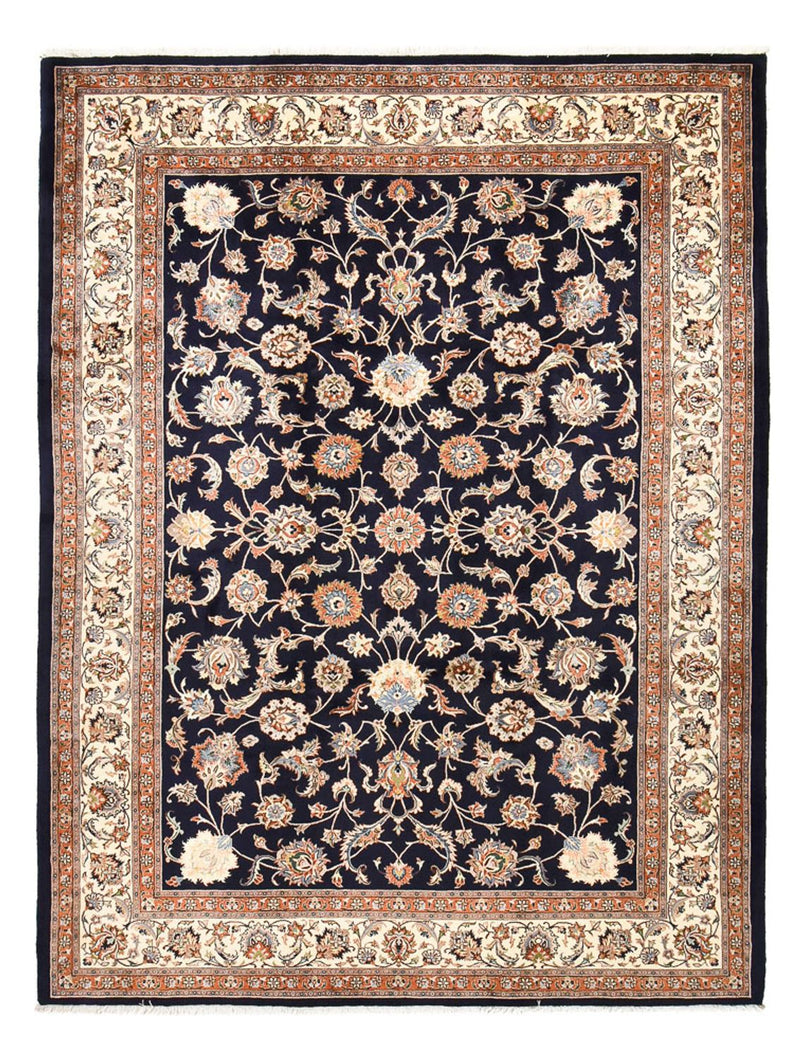 Alfombra persa - Clásica - Real - 332 x 254 cm - azul oscuro