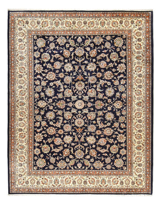 Alfombra persa - Clásica - Real - 385 x 300 cm - azul oscuro