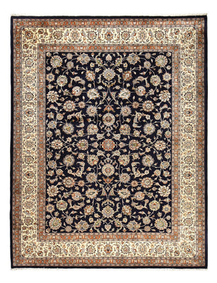 Alfombra persa - Clásica - Real - 391 x 302 cm - azul oscuro