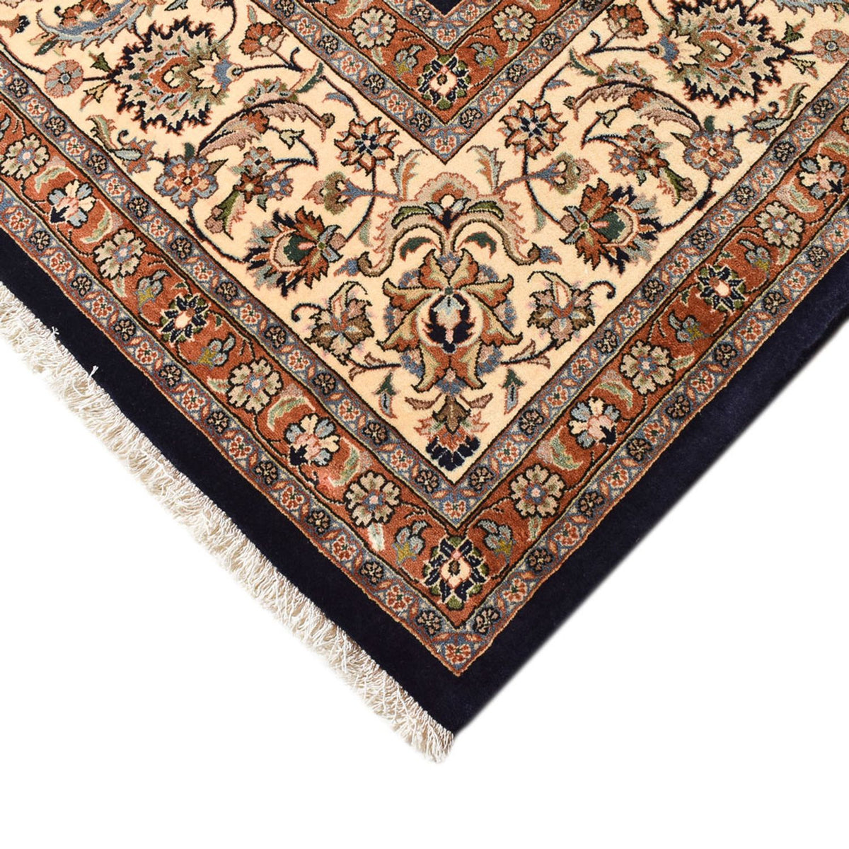 Alfombra persa - Clásica - Real - 391 x 302 cm - azul oscuro