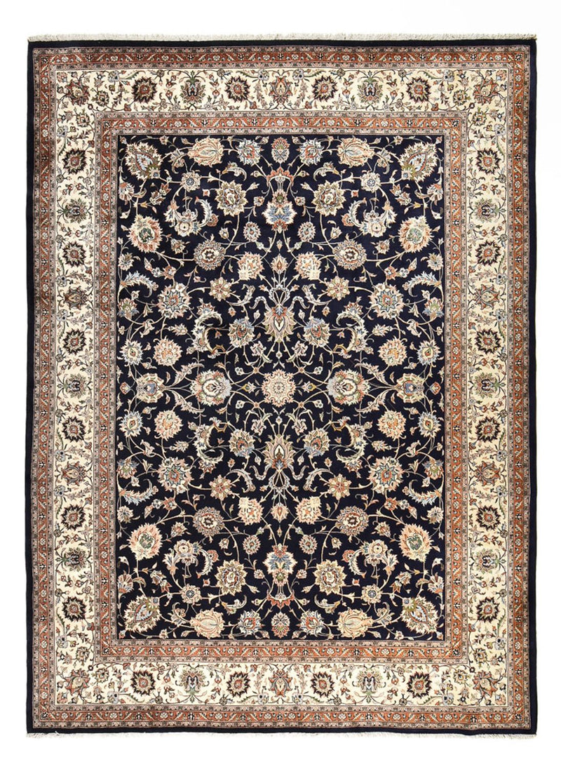 Alfombra persa - Clásica - Real - 397 x 298 cm - azul oscuro