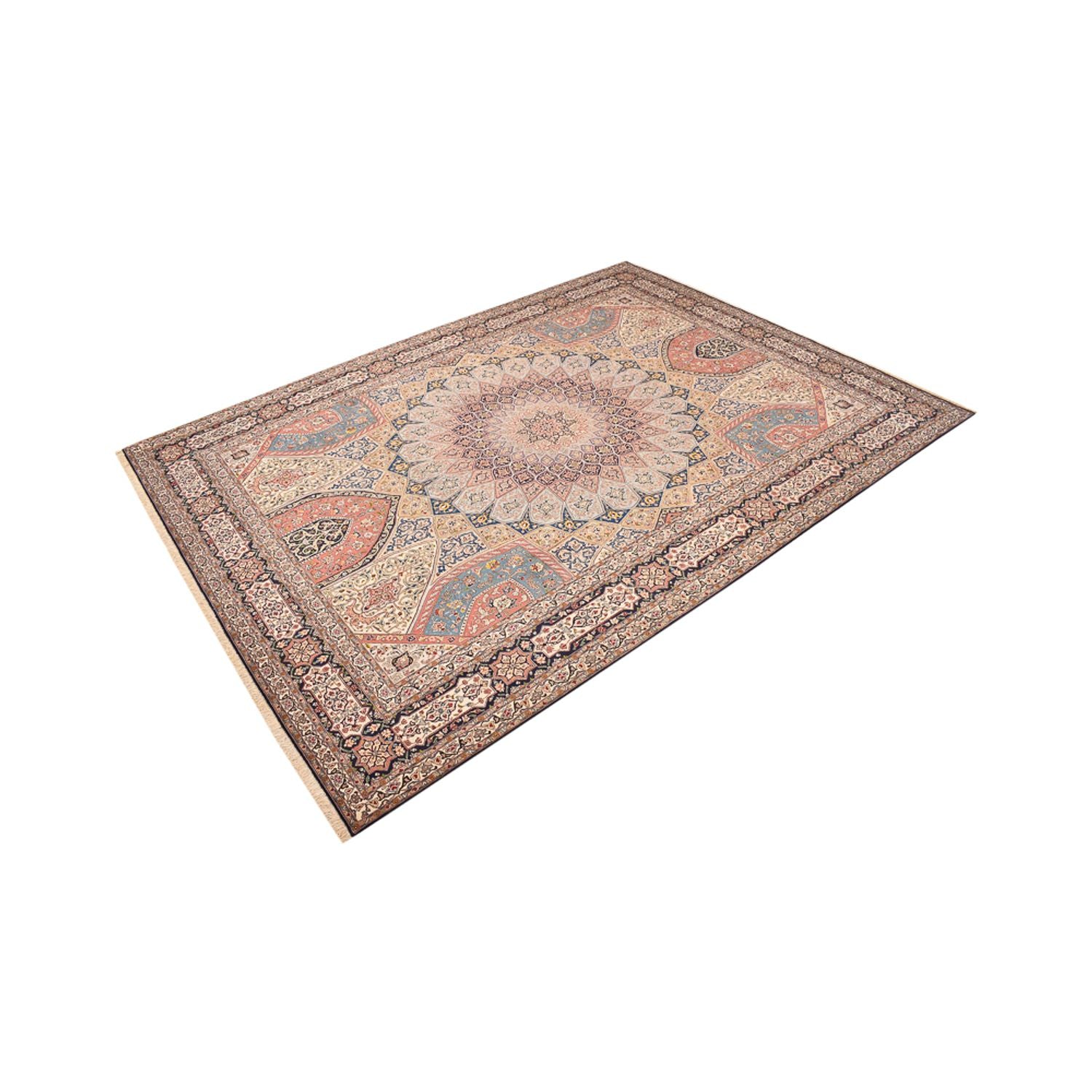Alfombra Persa - Tabriz - Real - 400 x 297 cm - beige claro