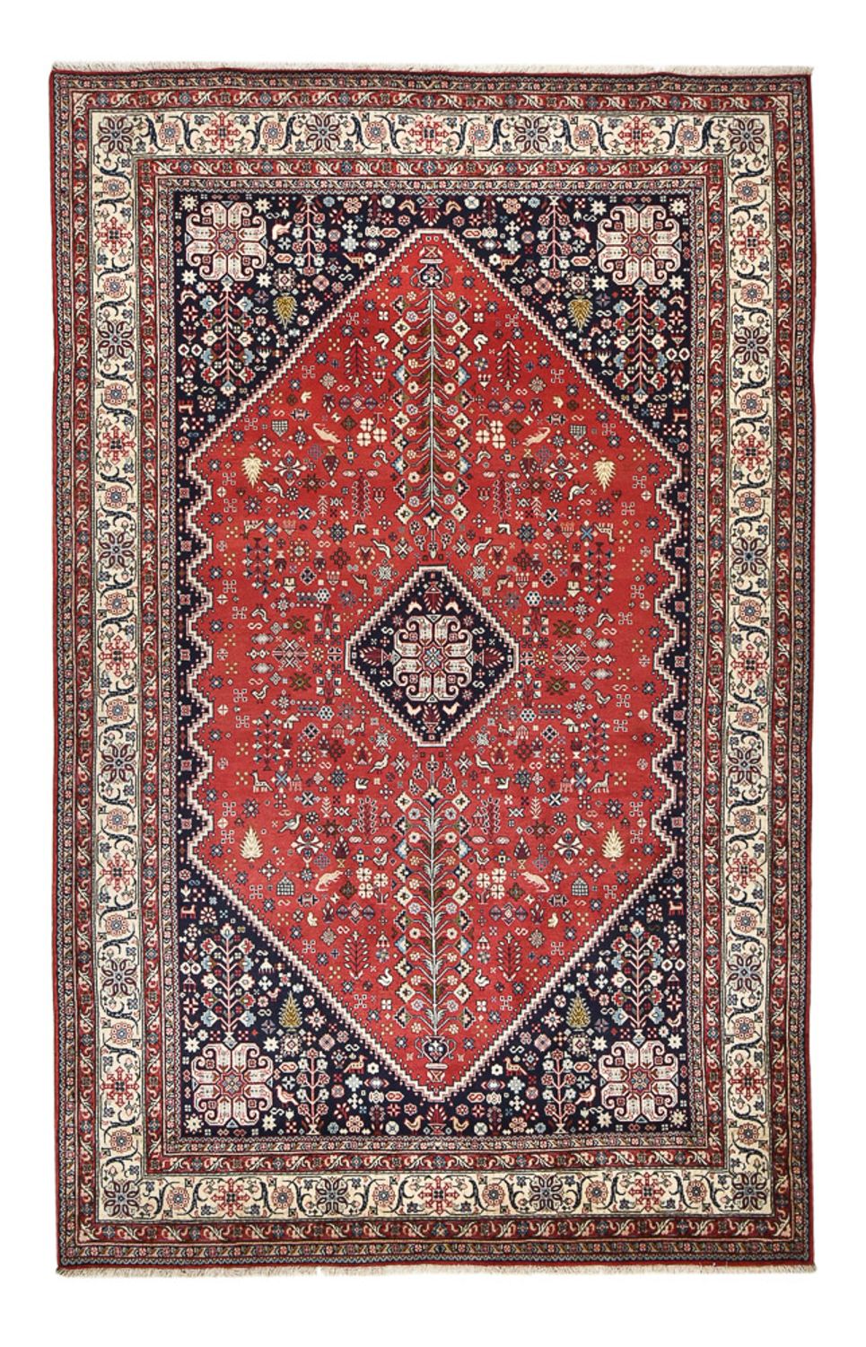 Alfombra persa - Nómada - 328 x 200 cm - rojo