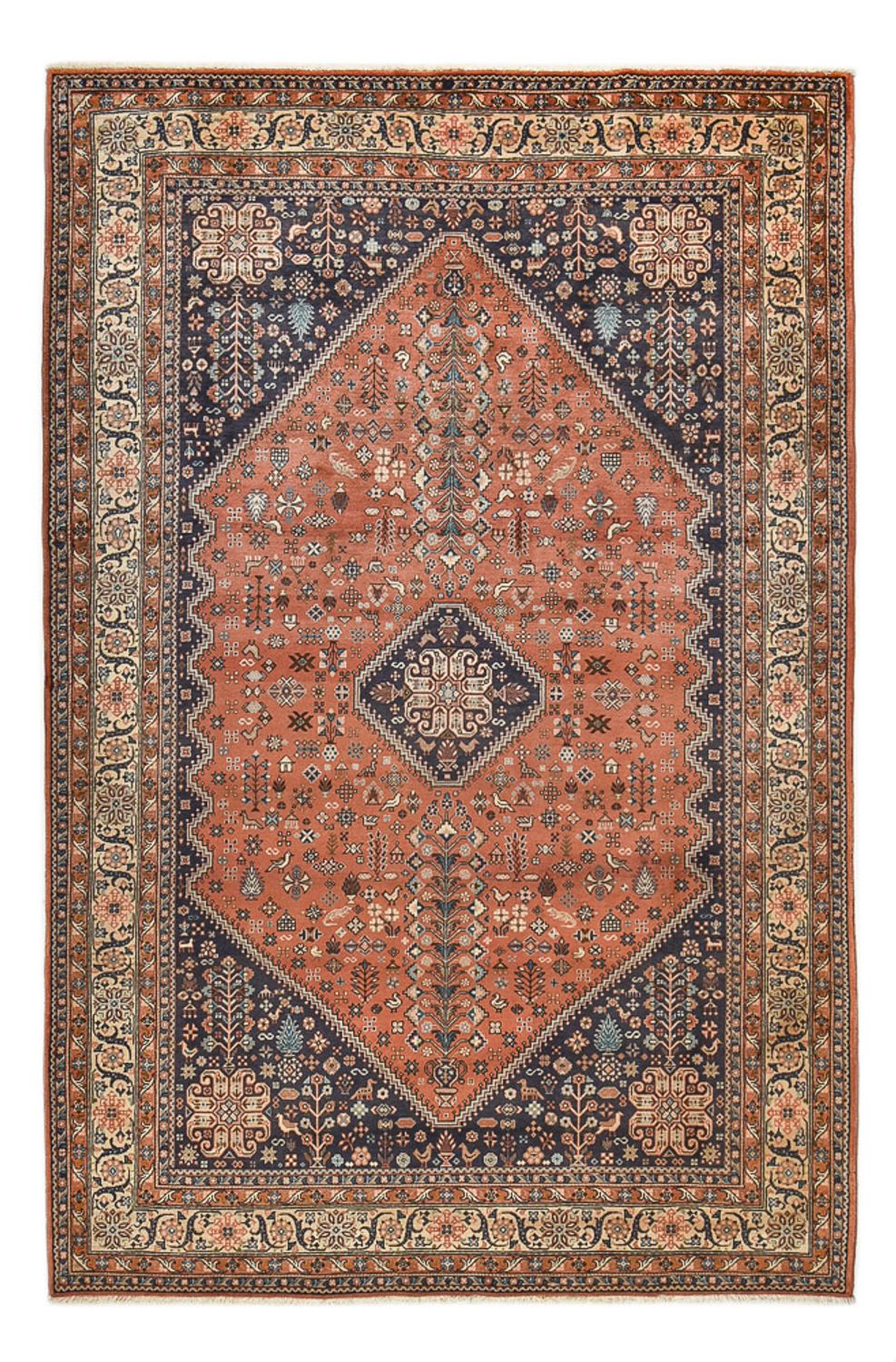 Alfombra persa - Nómada - 304 x 200 cm - rojo claro