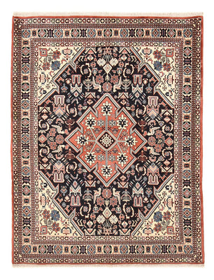 Alfombra Gabbeh - Persa Kashkuli - 192 x 150 cm - azul oscuro