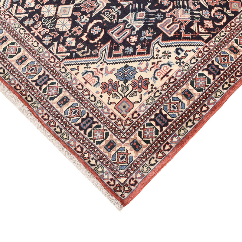 Alfombra Gabbeh - Persa Kashkuli - 192 x 150 cm - azul oscuro