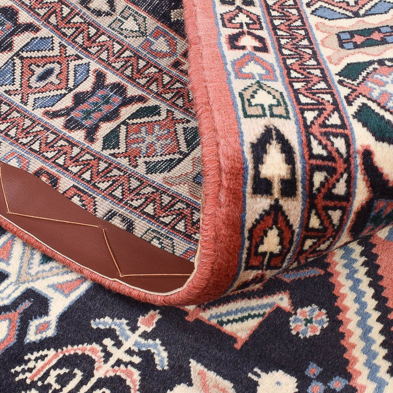 Alfombra Gabbeh - Persa Kashkuli - 192 x 150 cm - azul oscuro