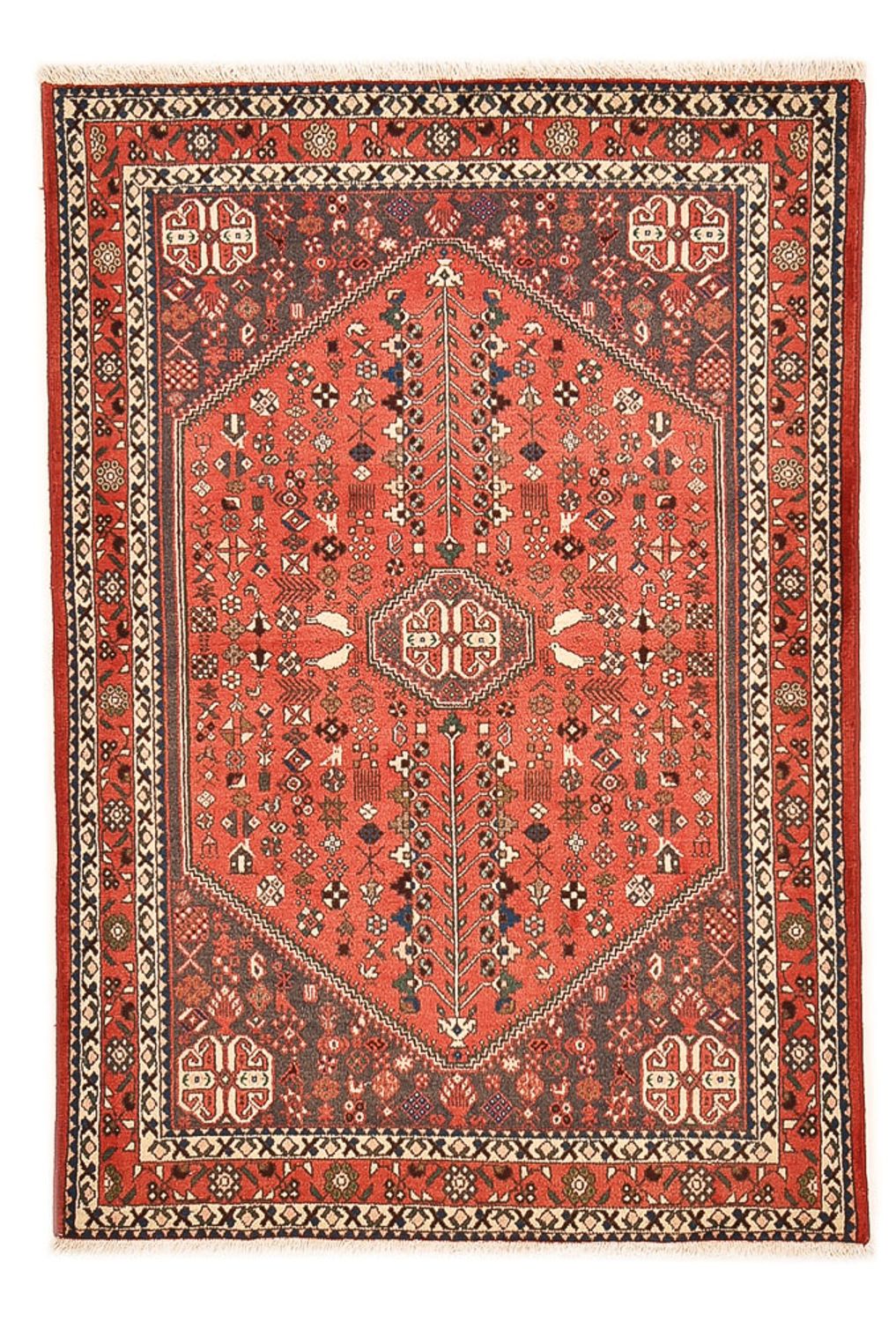 Alfombra persa - Nómada - 147 x 100 cm - rojo