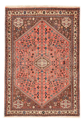 Alfombra persa - Nómada - 144 x 98 cm - rojo claro