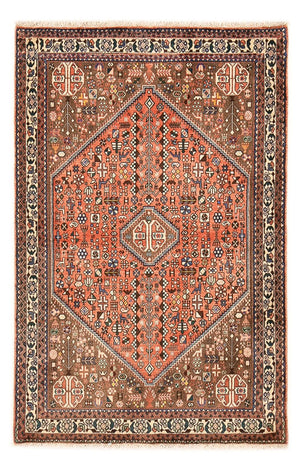 Alfombra persa - Nómada - 150 x 102 cm - rojo claro