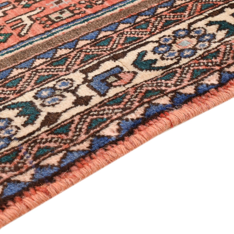 Alfombra persa - Nómada - 150 x 102 cm - rojo claro