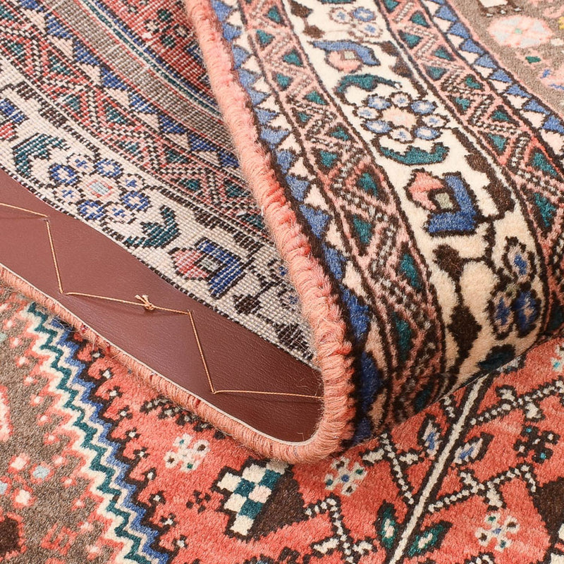 Alfombra persa - Nómada - 150 x 102 cm - rojo claro