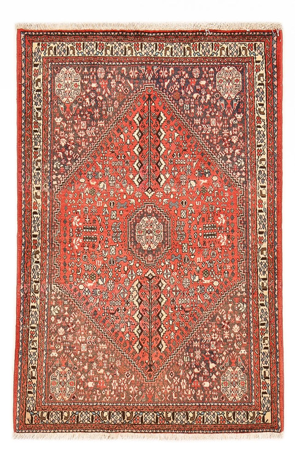 Alfombra persa - Nómada - 152 x 103 cm - rojo