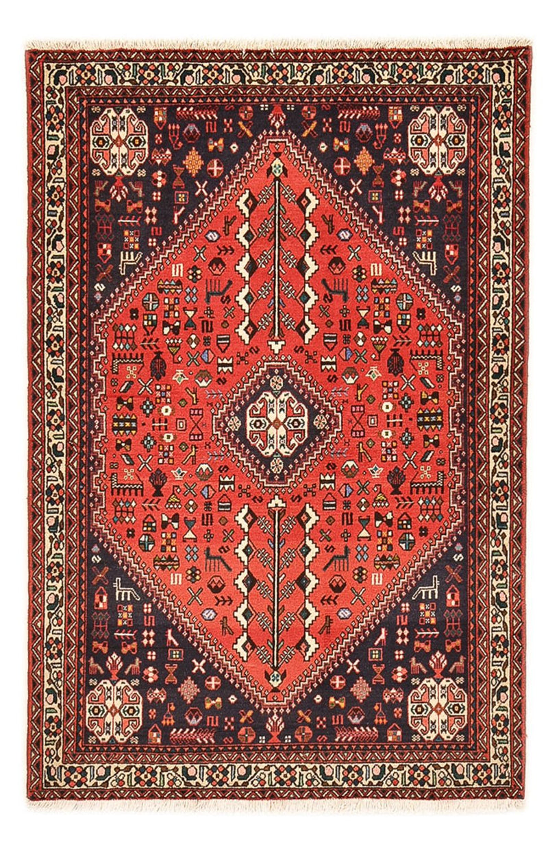 Alfombra persa - Nómada - 148 x 98 cm - rojo