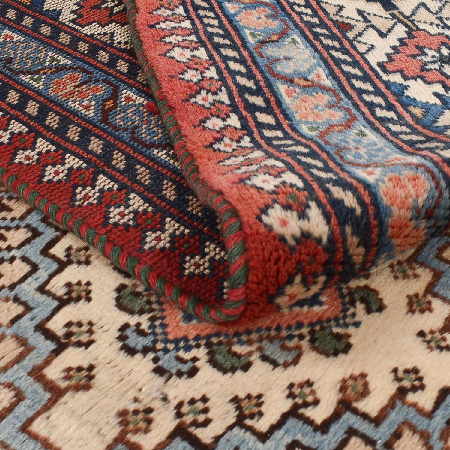 Alfombra persa - Nómada - 388 x 303 cm - multicolor