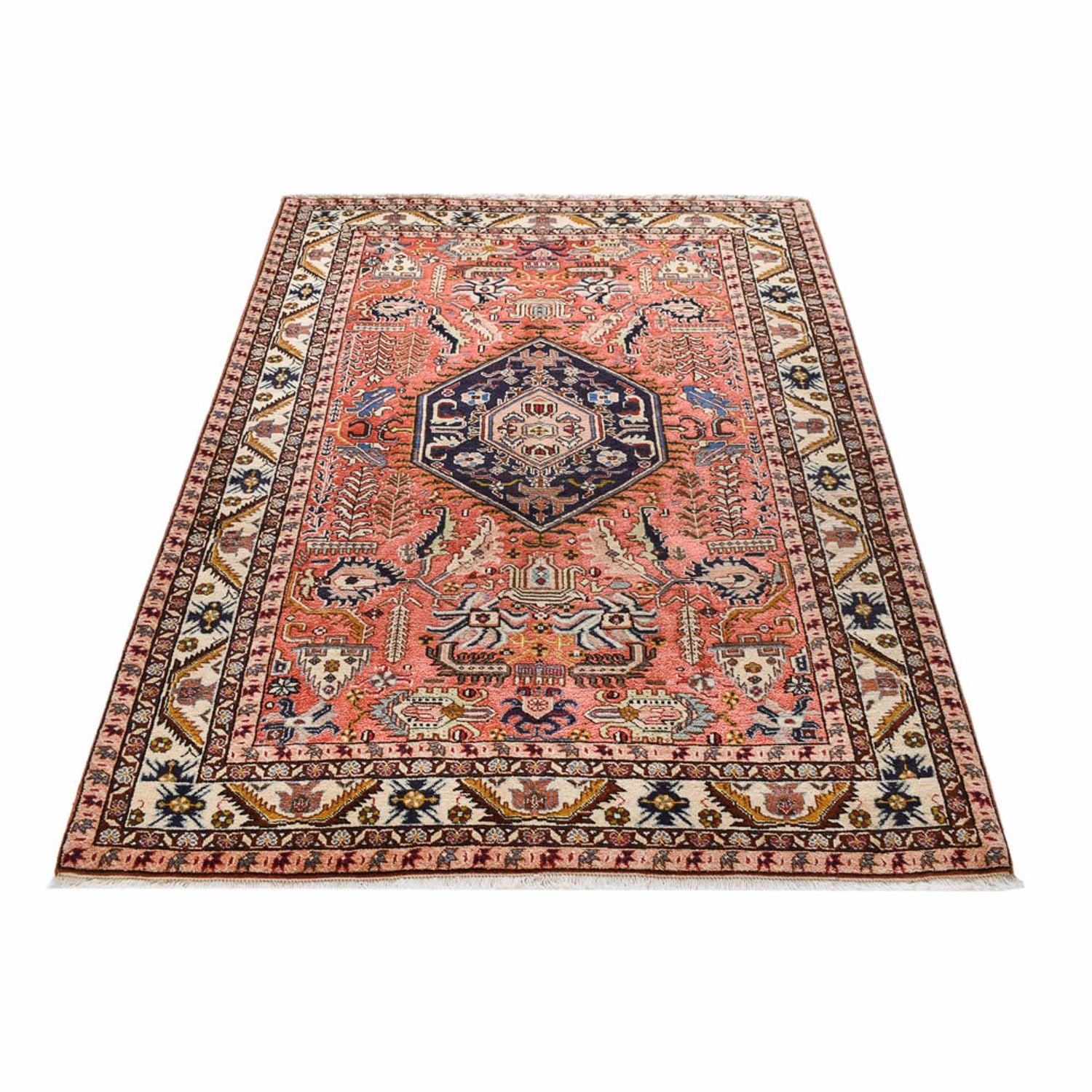 Alfombra persa - Nómada - 200 x 142 cm - rojo