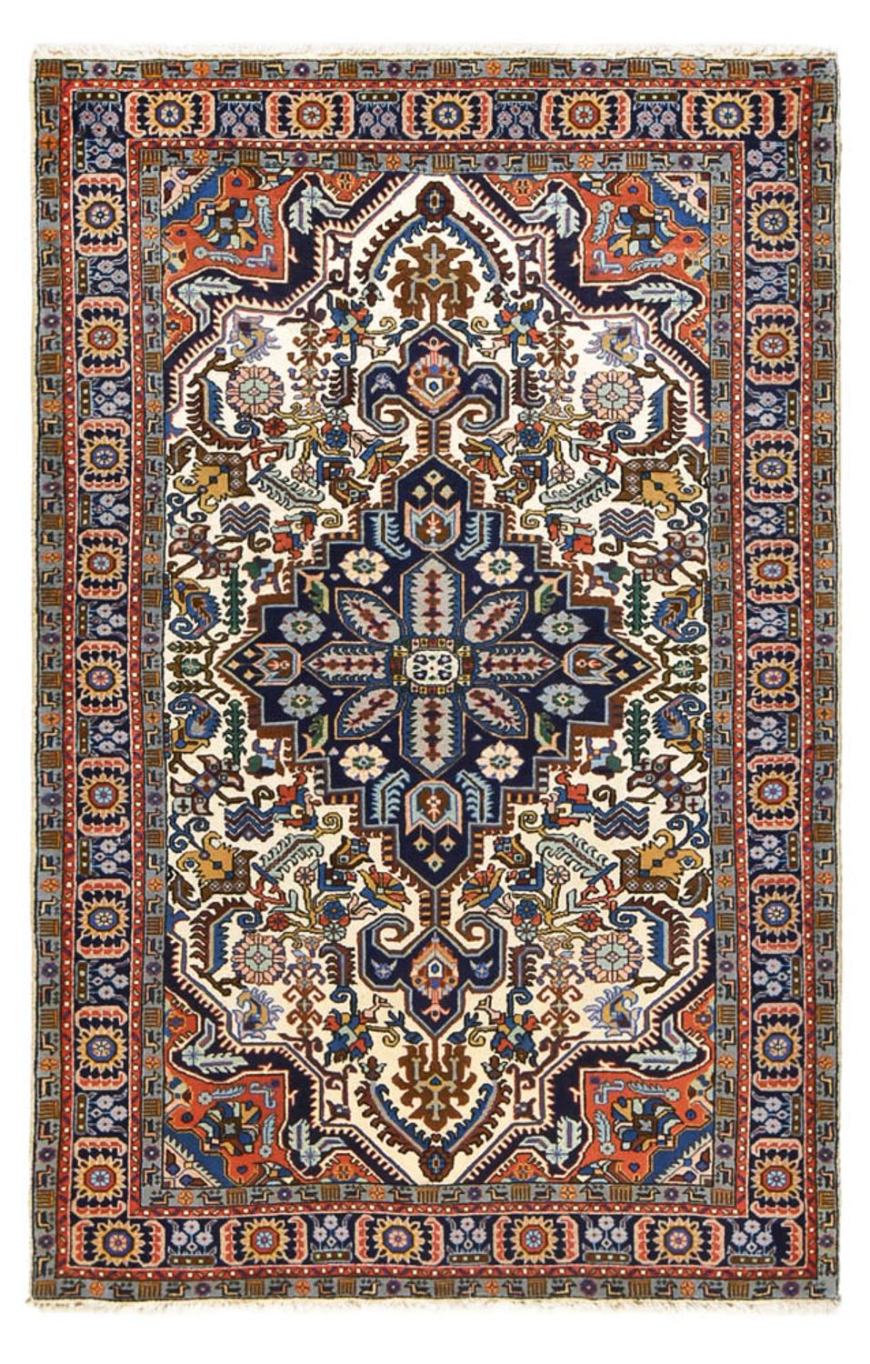 Alfombra persa - Nómada - 222 x 144 cm - multicolor