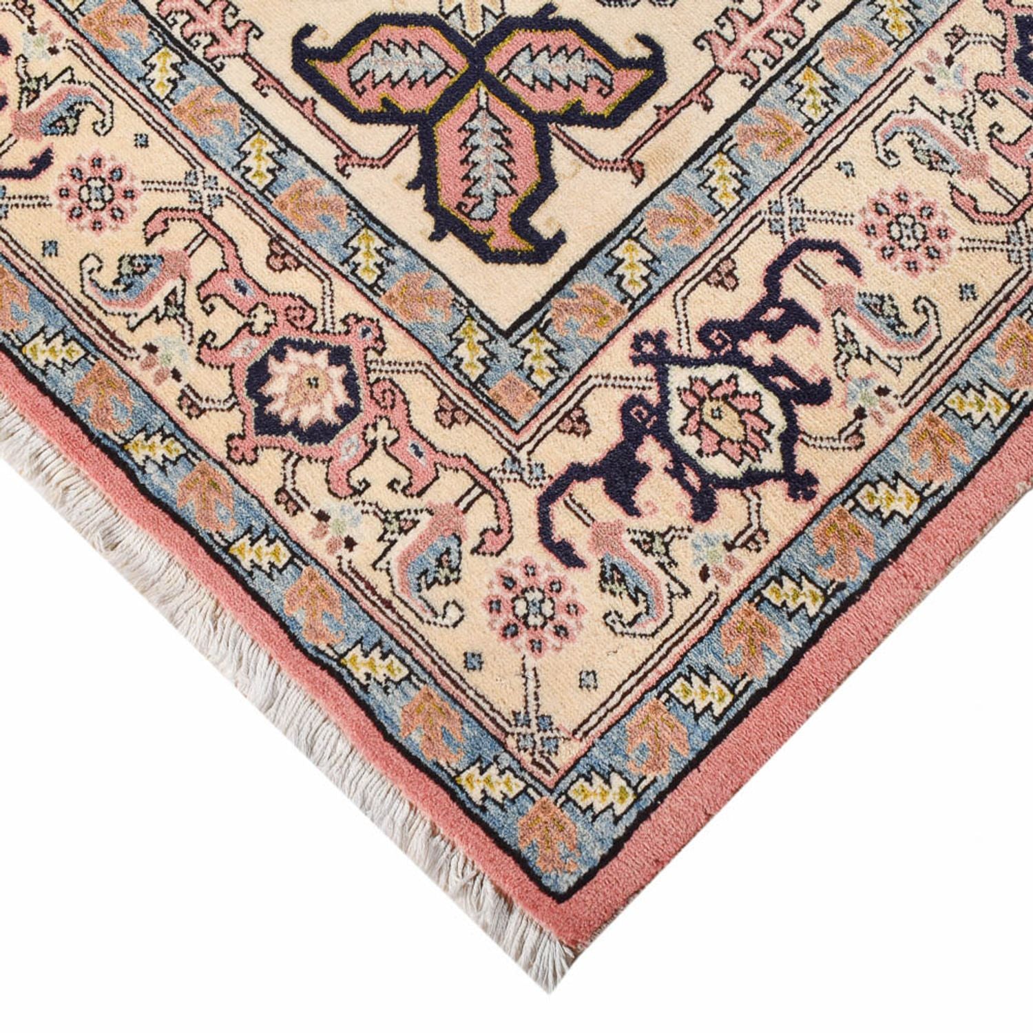 Alfombra persa - Nómada - 202 x 148 cm - rosa