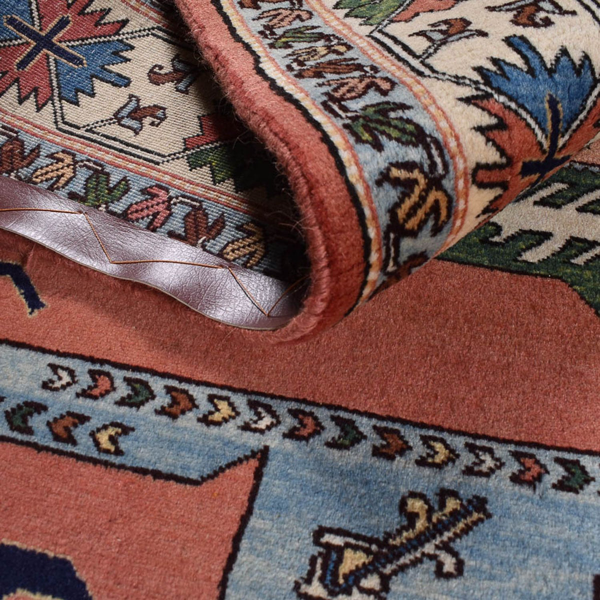 Alfombra persa - Nómada - 220 x 163 cm - multicolor