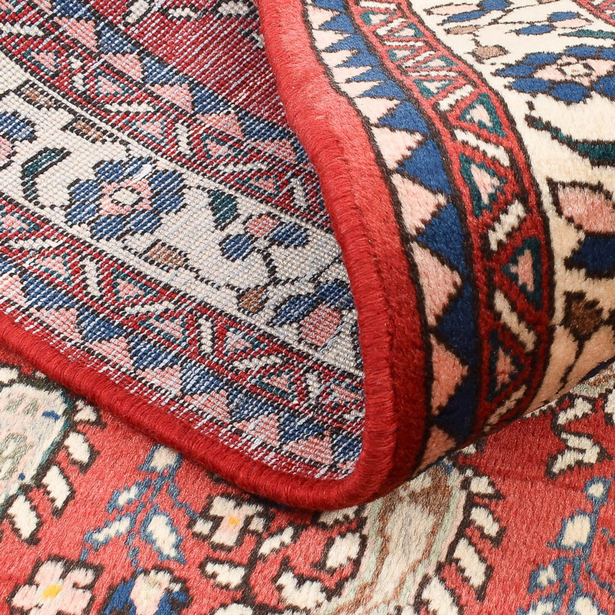 Alfombra persa - Nómada - 150 x 100 cm - rojo